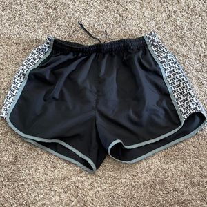 Pink athletic shorts